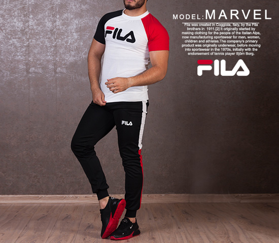 ست تیشرت و شلوار Fila مدل Marvel