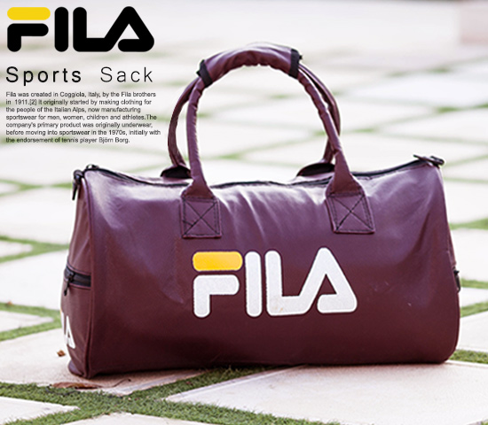 ساک ورزشی مدل  Fila (زرشکی)