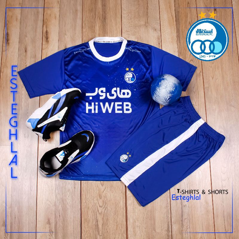 تیشرت و شورت استقلال مدل Hi WEB