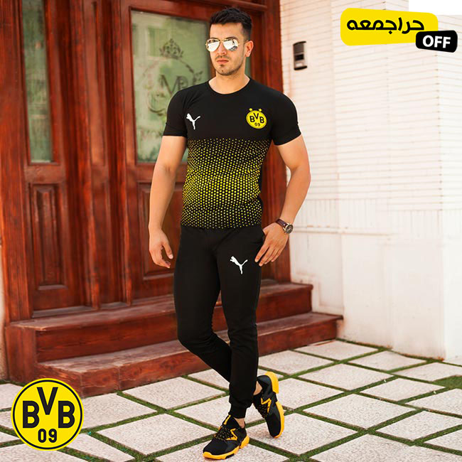 ست تیشرت وشلوار مردانه Dortmund مدل Casper