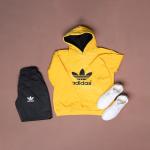 سویشرت شلوار مردانه Adidas مدل Nelvi (زرد)